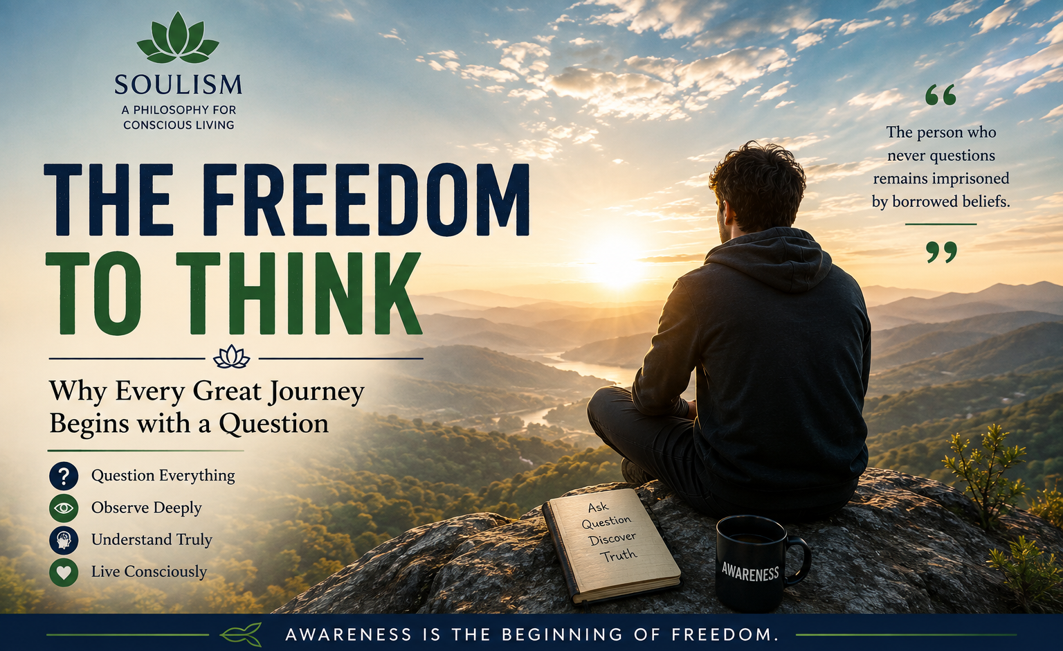 The Freedom to Think: Why Every Great Journey Begins with a Question