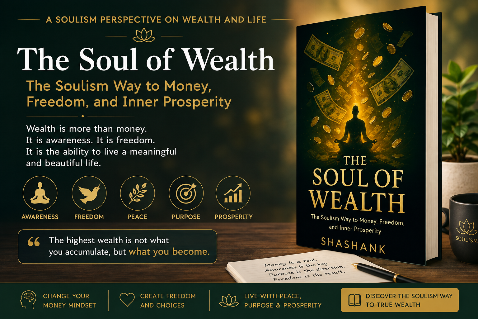 The Soul of Wealth: The Soulism Way to Money, Freedom, and Inner Prosperity | Soulism